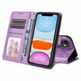 thumbnail image 5 of Funda tipo cartera GANGXUN para iPhone 11 Pro , diseño girasol, cuero PU, soporte, cierre magnético, tarjetero, 5 of 5