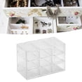 thumbnail image 1 of Caja organizadora de rejilla BuyWeek contenedor de almacenamiento transparente ABS, 1 of 12