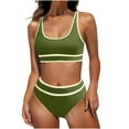 thumbnail image 5 of Swimsuits Women Two-Piece No wire High Waisted And Plain Bikini Sets for Women Sexy Beach Wear, 5 of 5