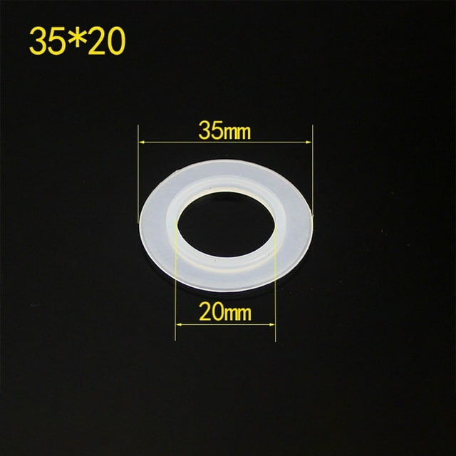 Goodhd Joint de Bague en Silicone Évier de Baignoire Pop Up Bouchon Joint de Rondelle, 35 * 20mm