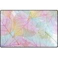 thumbnail image 2 of SKYSONIC Detailed Leaves Background Area Rug Pad Dining Room Bedroom 5'x3', 2 of 6
