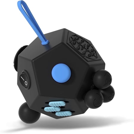 Fidget Dodecagon 12 Sided Fidget Toy Cube Stress Relieves and Anxiety Anti Depression Cube 12 Sides Fidget Toy for Children and Adults