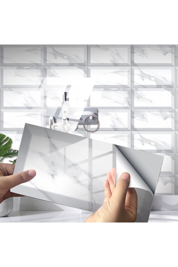 Imitation Wall Tiles Crystal Film Tile Sticker Adhesive Floor Sticker Hot for Home Decor