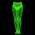 thumbnail image 4 of Aocisk Glow In The Dark Fishnet Stockings with Striped Luminous Pattern Out Tights for Women Night Party Wear Blue One Size, 4 of 4