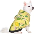 thumbnail image 2 of Disketp Lemon Dog Hoodie Dog Clothes with Hat, Pet Winter Clothes Warm Hoodies Coat for Small Dogs-Large, 2 of 7