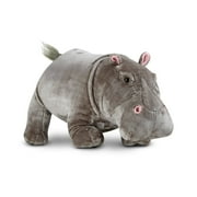 Giant Hippopotamus - Lifelike Stuffed Animal (over 2 feet long)