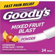 Goody's Extra Strength HEadache Powders, Mixed Fruit Blast, 24 Ea, 6 Pack