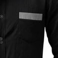 thumbnail image 4 of Guluxicc Golf Shirts for Men Button Down Long Sleeve Shirts with Pocket Classic Fit Summer Vacation Casual Outfit, 4 of 5