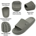 thumbnail image 2 of Alpine Swiss Omar Mens Slides Pillow Slippers Ultra Cushioned Cloud Slide Sandal, 2 of 7