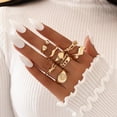 thumbnail image 1 of TopLLC Rings 7PC Ladies Vintage Stack Above Knuckle Combination Set Ladies ring, 1 of 4