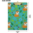 thumbnail image 3 of FMSHPON Fox Spring Flower Leaves Clipboard Hardboard Wood Nursing Clip Board and Pull for Standard A4 Letter 13x9 inches, 3 of 5