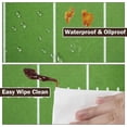 thumbnail image 4 of American Football Field Round Fitted Tablecloth with Elastic Edge,Waterproof Wipeable Green Grass Rugby Ball Sport Themed Table Cover for 48-52" Stretch Table Cloth for Dinner Indoor Outdoor Party, 4 of 8