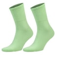 thumbnail image 5 of 6 Pairs Women’s Tennis Crew Socks Cotton Extra Thin Breathable Socks (Size 9-11, Shoe 5-10) - Style 7, 5 of 5