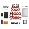 thumbnail image 4 of Yiaed Love Print Lightweight Backpack Travel Backpacks Hiking Daypack for Women Men, 4 of 5