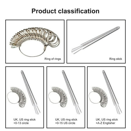 ring sizer mandrel measuring rings tools metal