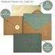thumbnail image 3 of Tarjetas de agradecimiento ZICOTO, set de 30 con sobres y stickers, 3 of 9