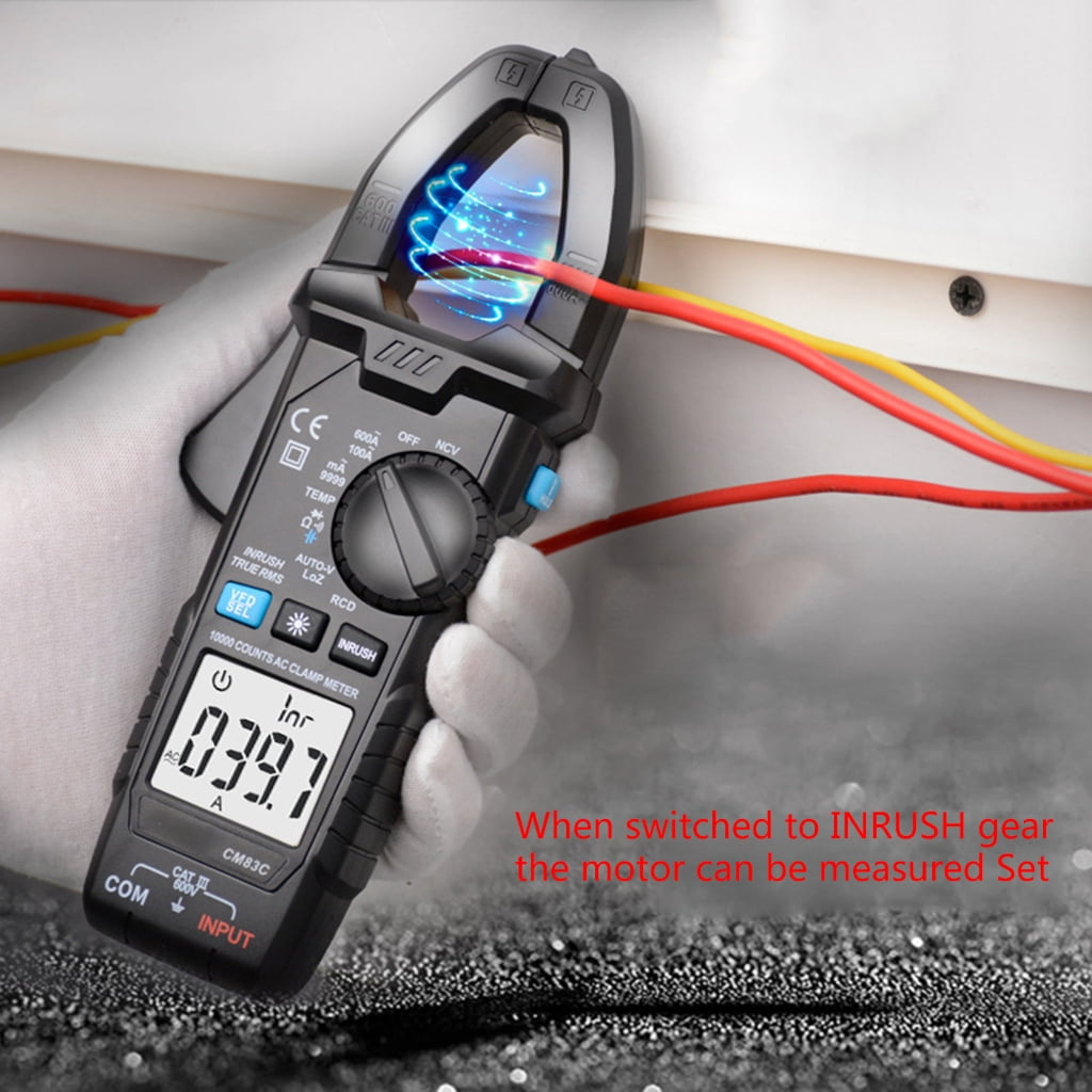 MOMOJIA Upgraded Digital Clamp Meter High Accuracy Multimeter with LCD Backlight NCV
