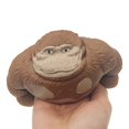 thumbnail image 2 of Divertida figura de juguete de mono marrón para niños y adultos, juguete de gorila elástico, juguete para descomprimir y apretar el estrés, juguete para aliviar el estrés para niños y adultos, juguete, 2 of 5