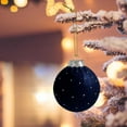 thumbnail image 6 of HengDidi Single Luxury Velvet Flocked Christmas Ornament Ball 3.15-Inch - Sparkling Decor for Holiday Trees and Seasonal Home Celebration Displays, 6 of 6