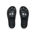 thumbnail image 2 of Sandalia Slide Under Armour Locker IV para niños, color negro, talla 4US, 2 of 4