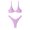 Purple, variant on Cathalem Women Push Up Two Piece Bikini Swimsuits Padded Swimwear Bathing Suit (White,XS)