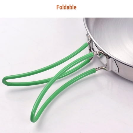 Cookware All-in-one Camp Cookware Camp Cookware Set Collapsible Cookware Stainless 1-2 People Pot Types And Portable People Pot Pan And Portable All-in-one Portable All-in-one Camp