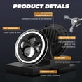 thumbnail image 4 of Faro LED MONDEVIEW redondo H6024 de 7 pulgadas para Jeep Wrangler, 4 of 8