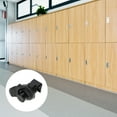 thumbnail image 3 of BRIGHTFUFU Push Button Latch Plastic Cabinet Latch Lock for Home Black Sturdy Craftsmanship Boat Door Lock 1 Set 0.5LBS, 3 of 8