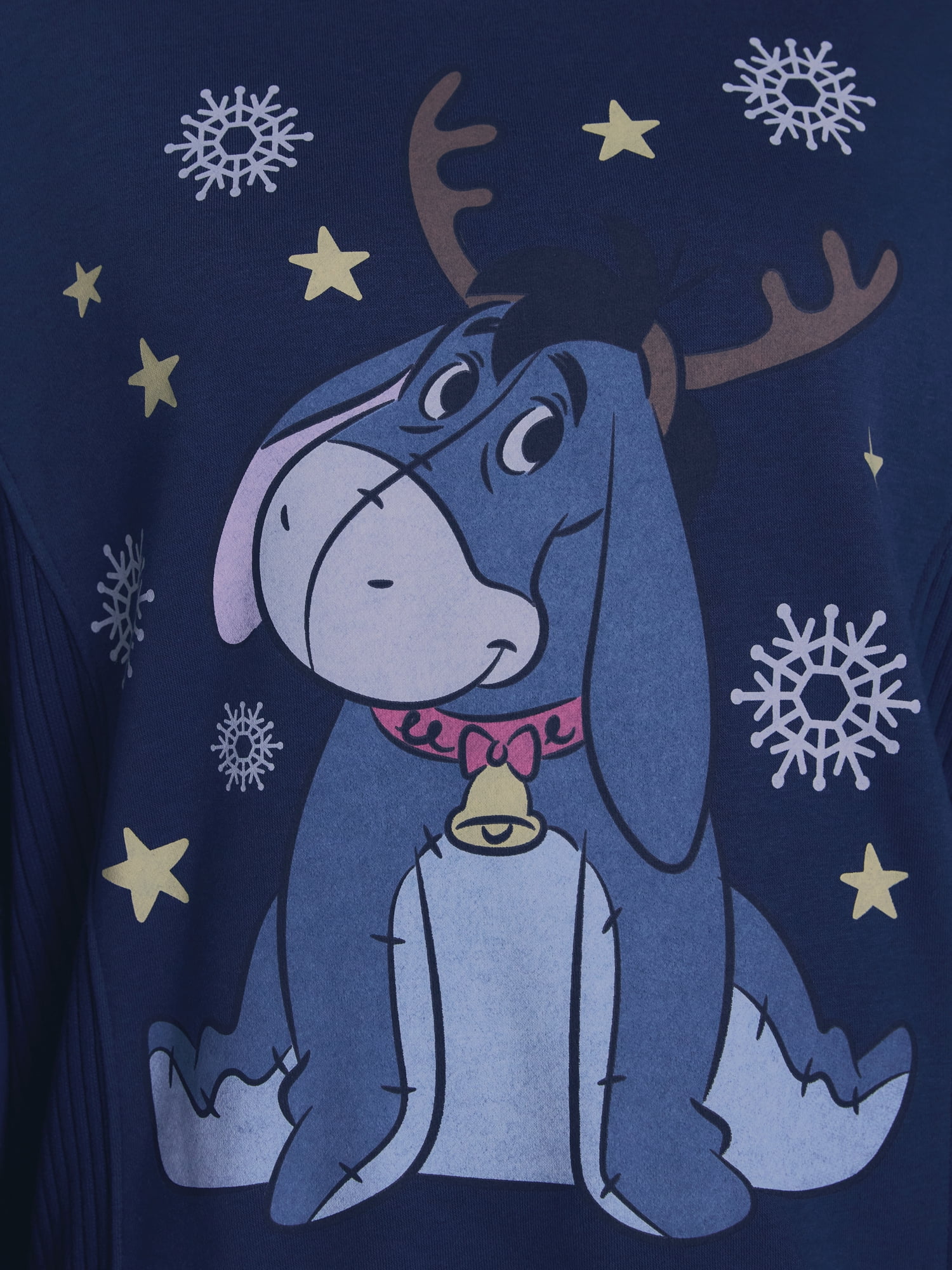 Winnie The Pooh Women's Eeyore Graphic Sleep Top with Long Sleeves, Sizes XS-3XL