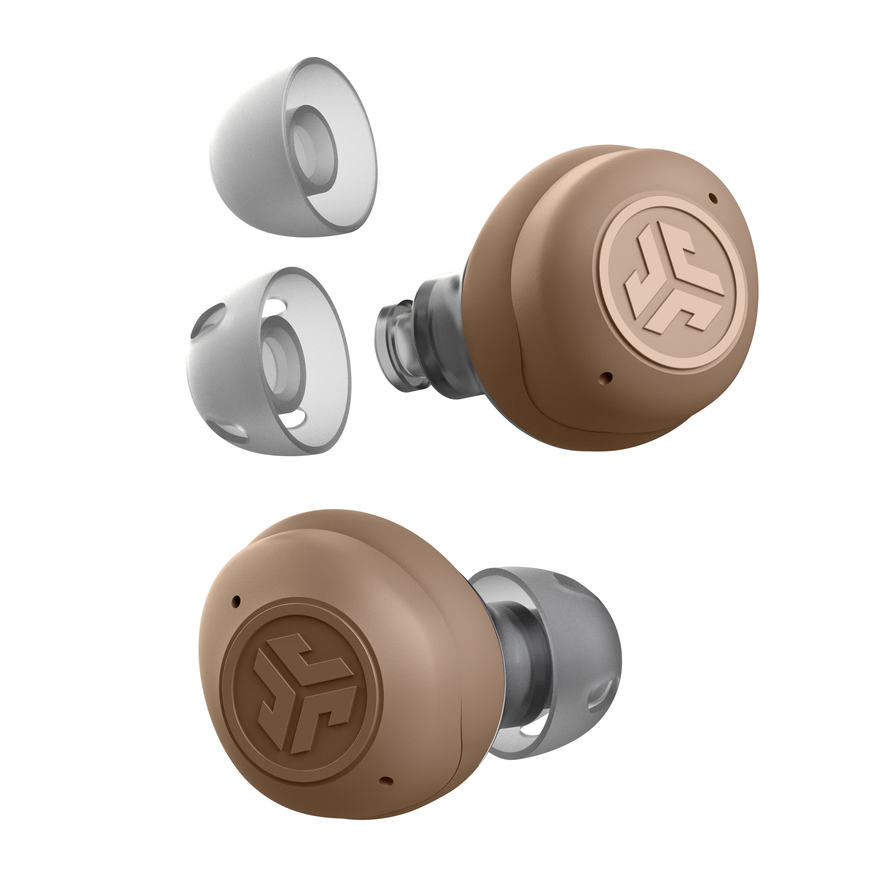 JLab Hear OTC Hearing Aid & Wireless Earbuds with Bluetooth 5.3, Four Preset Hearing Modes