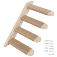 thumbnail image 3 of Qiyester Cat Climbing Shelf Wall Mounted Pet Ladder for Scratching, Kneading, Climbing, 3 of 10
