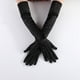 thumbnail image 2 of Zhuge Guantes de satén de estilo ópera, de talla clásica para adultos, de 21,7" (negros), 2 of 4