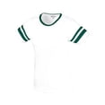 thumbnail image 1 of 1275 AG LAD CTN/SPANDEX CAMP TEE WHITE/ DRK GREEN S Nave de descenso de Augusta 1275, 1 of 1