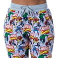 thumbnail image 4 of Marvel Women's Character Comic Book Print 2 Piece Jogger Pajama Set, 4 of 5