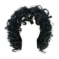 thumbnail image 2 of Wigs for Women Short Curly Hair Mixed With Golden Headband Suitable For Women's Wigs Blonde Wig Silk Black Brown Wig Lace Front Wigs Human Hair, 2 of 6