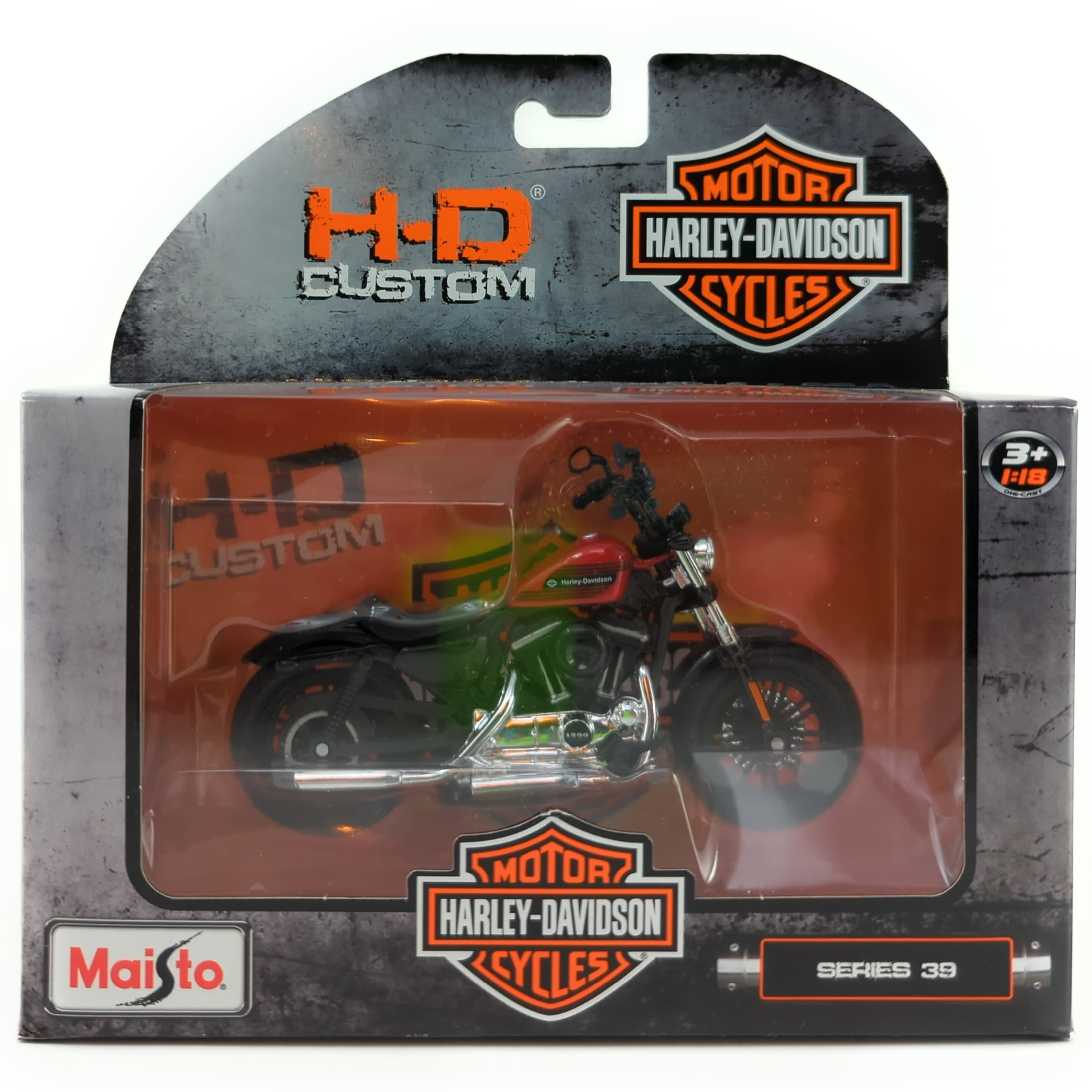 Maisto Motorcycles HD Custom  DIE CAST HARLEY-DAVIDSON SERIES AUTHENTIC 