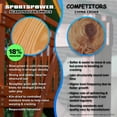 thumbnail image 6 of Sportspower Blakely 2-Story Playhouse with 8FT Slide, Working Door, Benches for Rest & Pretend Play Features, for Kids Ages 3-10, Wooden Elevated Playhouse, 6 of 7