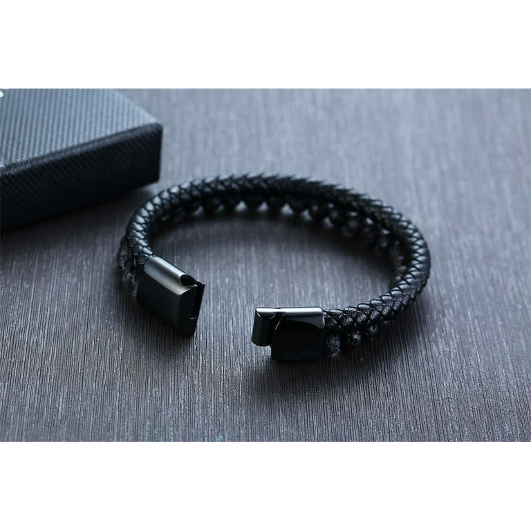 ブレスレット LANARCHIVE Hook leather bracelet John Hardy Leather Bracelet with Sterling Silver Hook Clasp