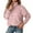Pink, variant on Women's Sweaters Womens Fall Tops Solid Color Scarf Collar Long Sleeve Pullover Sweater Top Button Detail Knitted Fall Winter Warm Casual Blouse Tunic