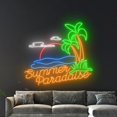 thumbnail image 5 of Handmadetneonsign Summer Paradise Ocean Palm Tree Wall Art, Beach Wall Decor, Tropical Wall Decor, 5 of 5