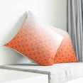 thumbnail image 4 of Throw Pillow Covers 20x20 Inch, Morocco Orange Decorative Pillow Cases for Couch Sofa Bed, Modern Geometric Gradient Simple Cotton Linen Square Home Decor Pillowcases with Hidden Zipper, 4 of 7