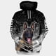 thumbnail image 3 of Sudadera con capucha de animales de pastor belga malinois Sudadera con capucha con lazo plateado gráfico 3D Sudadera con capucha de animales Perro pastor belga malinois Sudaderas Ropa deportiva inform, 3 of 5