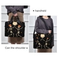 thumbnail image 6 of FORMRS 16" Laptop Bag Carrying Sleeve Case with Handle Travel Shoulder Briefcase, Black Halloween Dancing, 6 of 8