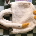 thumbnail image 4 of Bolso lindo del ganso de la felpa de las mujeres bolso divertido del libro del bolso del ganso de la novedad para los estudiantes que datan el bolso, 4 of 8