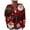15-Red, variant on Cute Cardigan Women Christmas Fashion Color Block Snowman Print Knitted Sweater Long Sleeve Button Down Xmas Sweater Coat for Fall and Winter