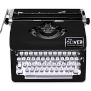 The Oliver Typewriter Company Timeless Manual Spanish Typewriter, Black
