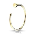 thumbnail image 1 of Nose Hoop 14k Gold Available in 20g and 18g, 1 of 6