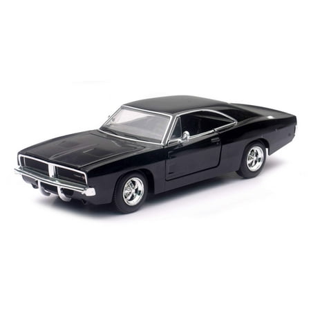 1969 Dodge Charger R/T Black 1/25 Diecast Model Car by New Ray 71893 B