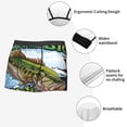thumbnail image 3 of Sikiie i like big Bass & i cannot lie Print Men's Boxer Briefs, Elastic Waistband Boxer Briefs Leggings-XX-Large, 3 of 5