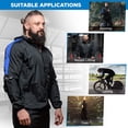 thumbnail image 3 of RDX Sauna Suit Weight Loss, Full Body Sweat Heat Suit with Hood, Anti Rip Silver Back Long Sleeves Tracksuit, Boxing MMA Slimming Gym Fitness Running Workout Zipper Jacket, Men Women Top Trouser Set, 3 of 8